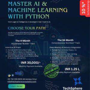 MASTER AI & MACHINE LEARNING WITH PYTHON